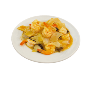 22 Gamberetti con curry