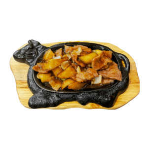 55C Manzo con patate alla piastra