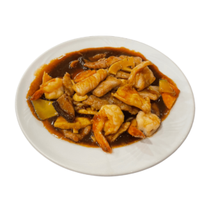 36 Misto di carne pollo e gamberi
