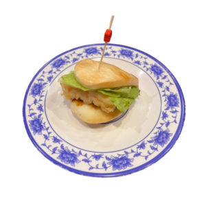2R bao croccante gamberi in tempura